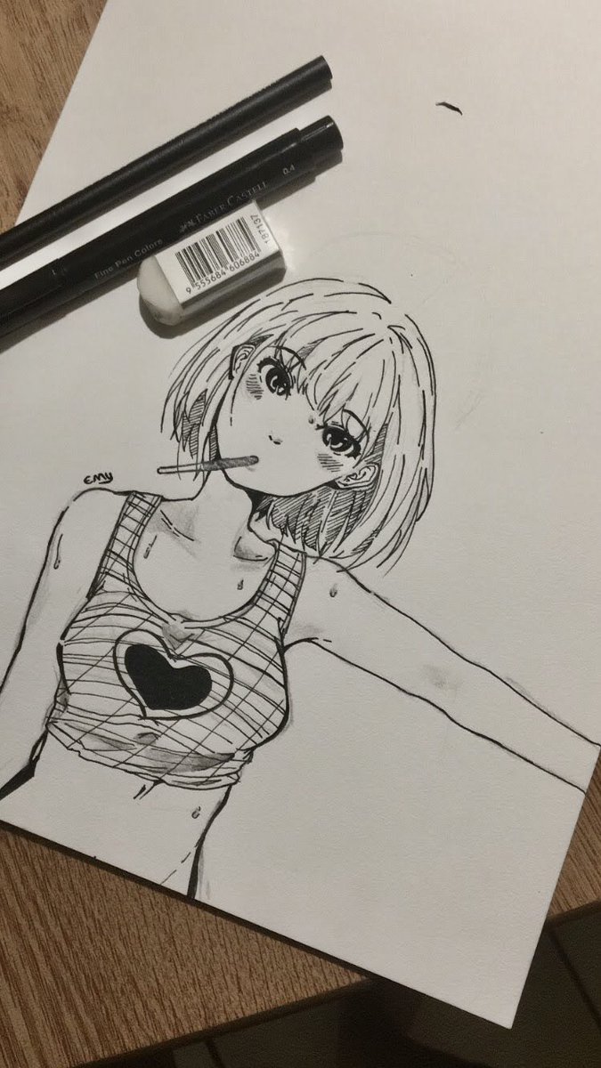 emimistarr's tweet photo. Oii, criei essa conta pra mostrar minha arte e talvez abrir comissões em breve, então vou passar a mostrar algumas  durante o processo✨

#artstyle #sketch #ArtistOnx #lineart https://t.co/ffDARJNxvK