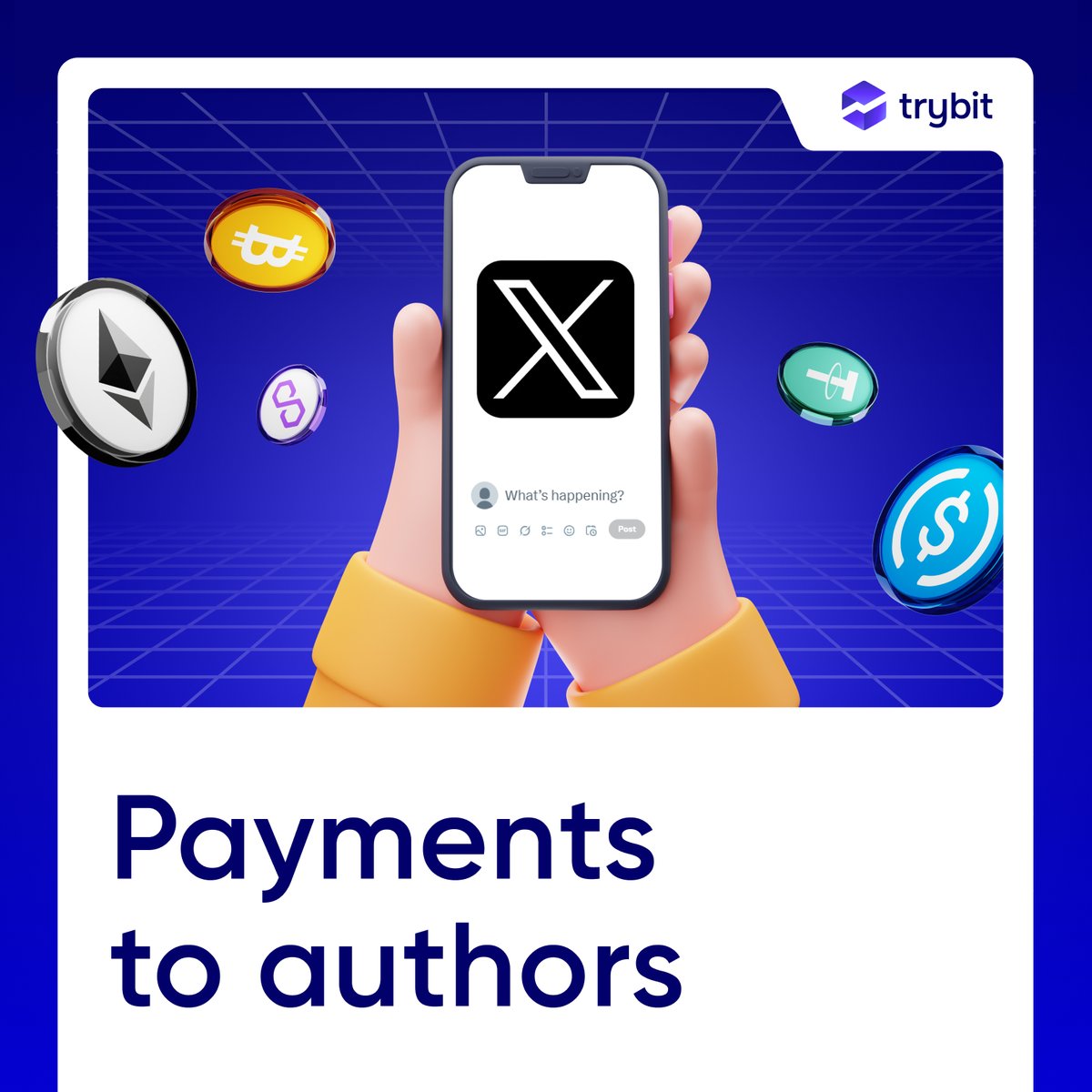 trybit_global's tweet photo. 🌐 Elon Musk's X is exploring stablecoins for creator payouts

X is in talks about using stablecoins, including USDC from Circle, to pay royalties to popular creators for their content. CoinDesk reports this citing a source familiar with the matter.

In early August, X launched the Original Content Rewards Program to compensate creators for original content. Payouts for unique views from Premium subscribers will begin on August 28 on a biweekly basis.

This is not the first time a Musk venture has turned to stablecoins. SpaceX already uses them to process Starlink payments from other countries.

X has no plans to issue its own cryptocurrency. Musk stated this back in 2023 following the platform's rebrand from Twitter.