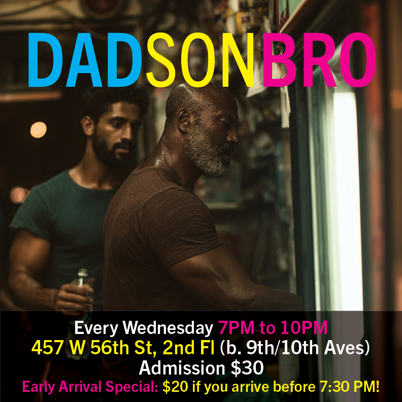 dadSonBroPlay's tweet photo. #dadson #gayincest #daddy #daddyson #daddyandson Join us tomorrow: Wednesday August 26th, 7-10PM at 457 W 56th St, 2nd Fl between 9th and 10th Avenue. Check out our early bird discount! Email us at pervgatheringsnyc@gmail.com to get on the mailing list. 21+ https://t.co/W4l6wtBFNu