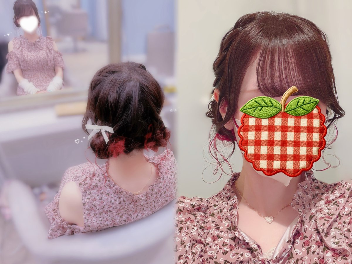 manamini_d's tweet photo. 最近のヘアメ🎀
涼しすぎて夏大優勝すぎた🥹
気になってたプッカモリ、初めてやってみたけど好きかも😻またやってもらお🎶 https://t.co/QzNN0ZalVN