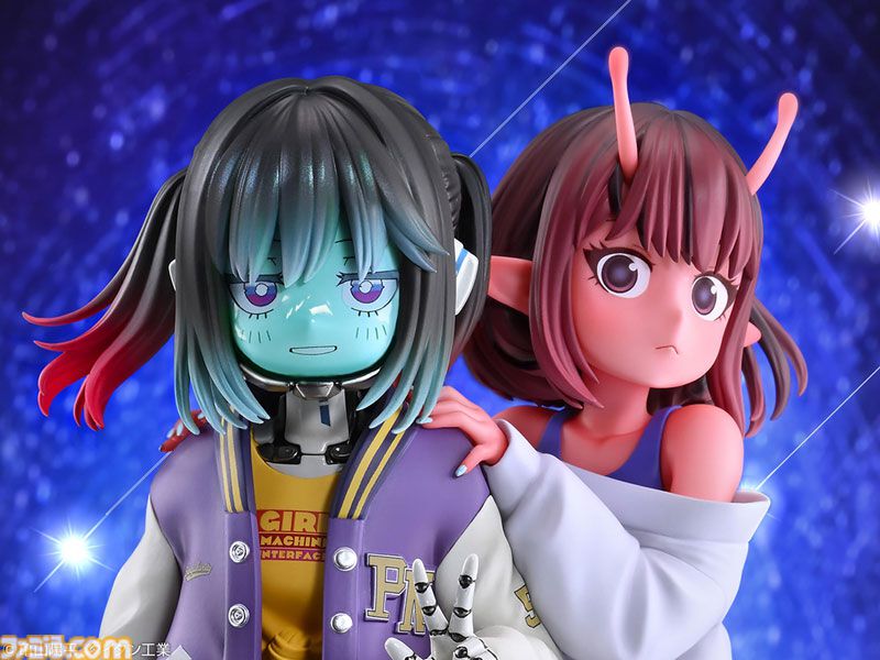 famitsu's tweet photo. 『ミルキー☆サブウェイ』チハル＆マキナのフィギュアが2027年6月発売。ふたりのキュートな表情をバッチリ再現
https://t.co/lsfxAkQ7Wc

アニメ最終回のワンシーンがモチーフ。O.T.A.M.やポッピーくん、アカネとカナタ、カートとマックスも出演する、作り込みが映えるアイテムだ。 https://t.co/N6CVL6y7l2