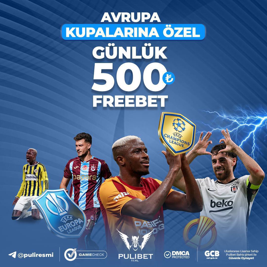 puliresmi's tweet photo. HEDİYE 500 TL FREEBET

Pulibet’te kazanmaya 2.500 TL yatırımla başla 500 Freebet ile taçlandır!
✈️ ➕ Devre arasında 5️⃣0️⃣0️⃣ TL Aviator Hediyen ile uçuşa geç!

#UCL
#bodnec #necnijmegen

https://t.co/2G6hsJTU69 https://t.co/aP3VkWoPSQ