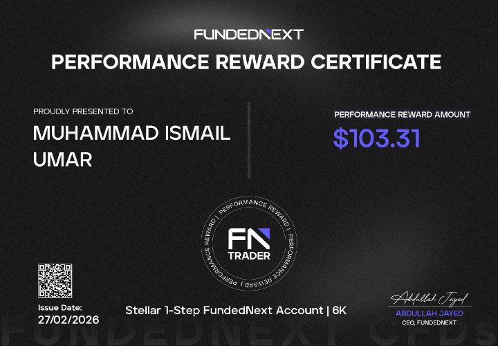 SAMARFX_17's tweet photo. My journey with 6k account with @FundedNext @Flynnn_FN @Galib_FN has been one I’ll always appreciate. 🤝

I started working with FundedNext on 26 March 2025 and became a funded trader on 7 November 2025.

My first payout came on 30 January 2026, and my last payout was on 21 June 2026.

Throughout my journey, I received multiple payouts and honestly, I’ve enjoyed working with their accounts.

No payout delays. Instant payouts. 💯

Even though my account eventually breached, I’m still grateful for the experience and everything I learned along the way.

The journey wasn’t perfect, but it was valuable.

Thank you, FundedNext, for being part of my trading journey. 🤍

More certificates. More lessons. More growth. 📈🏆