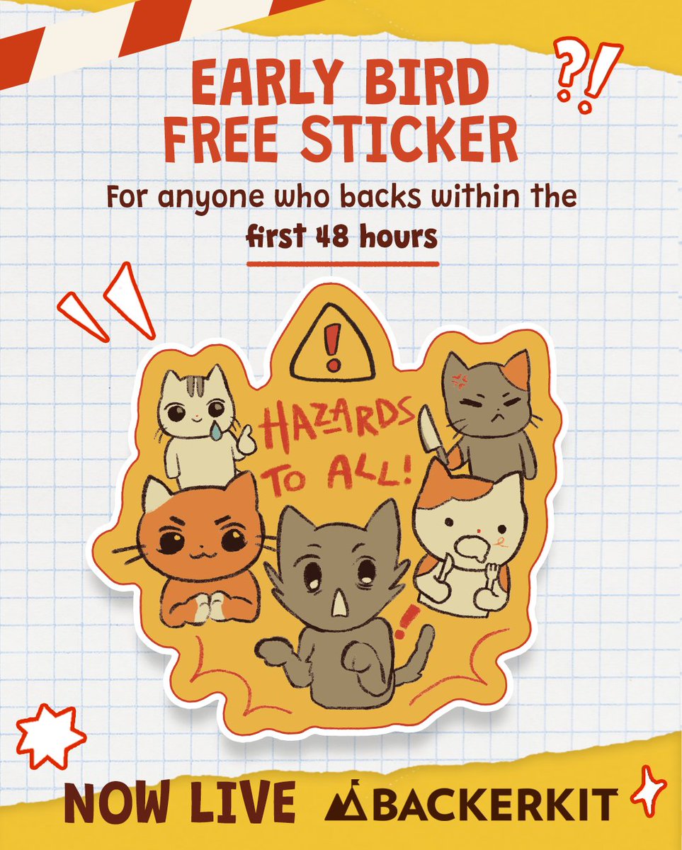 AstriStudio_'s tweet photo. WE’RE LIVE! 🐈✨

Pins, tote bag, standees and much more! We have a diecut sticker early bird deal for anyone who backs within the first 48 hours!

Excited to show off more cool things! 🫶

🔗 Check the LINK BELOW
#enamelpins #pincollection #artistalley #pincommunity https://t.co/XHLvW0hS05