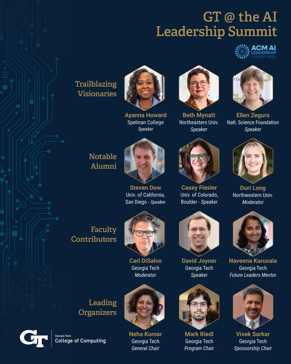 ACM AI Leadership Summit - Georgia Tech community experts