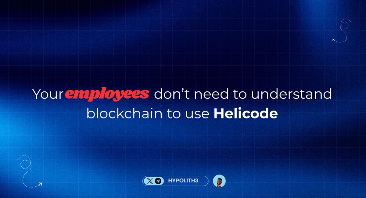 Hypolith3's tweet photo. Your employees don’t need to understand blockchain to use @helicodexyz .

We’ve abstracted the complexity of crypto, wallets, blockchain transactions, and everything in between.

As an employer, you simply add your team to Helicode Payroll and initiate the payment.

That’s it.

Your employee receives their payment in USD and chooses how they want to access it.

They can withdraw directly to their local bank account or send it to a stablecoin wallet.

No need to understand gas fees, private keys, blockchain networks, or crypto transactions.

The blockchain works in the background.

Your team gets paid in a way that feels familiar and simple.
