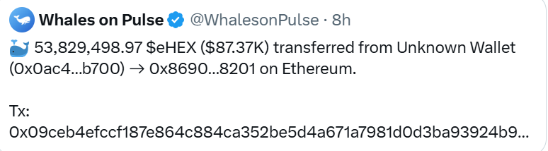 CryptoPulse_369's tweet photo. Just the last 8 hours alone… wow, these numbers are insane 🔥

200K + 58K + 132K + 87K = 477K

#PLS #PLSX #HEX #PDAI #PRVX https://t.co/enwLKSjr2l