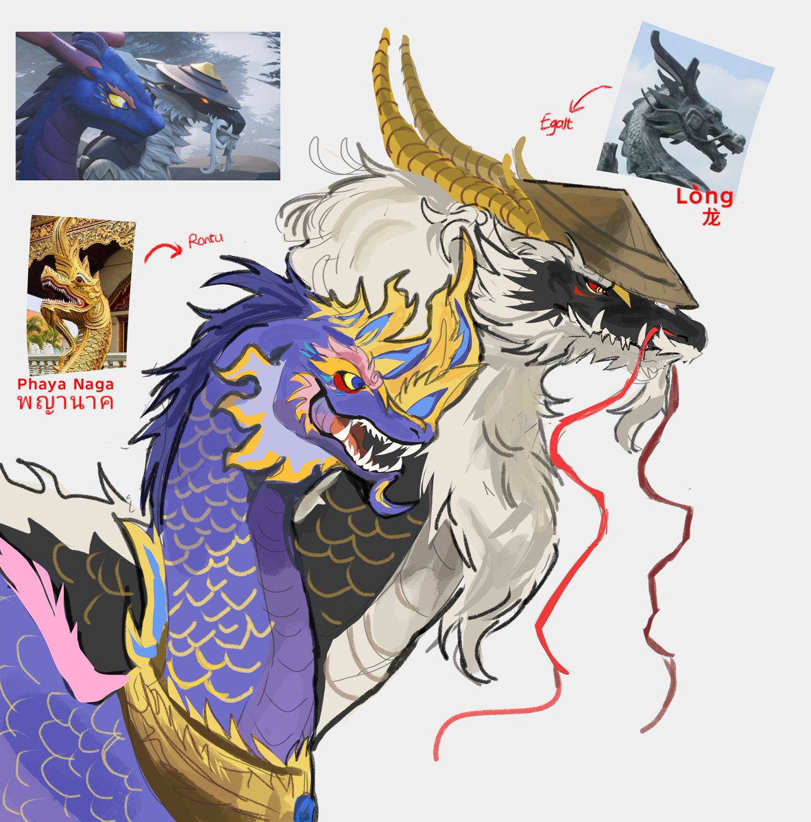 kailverkami's tweet photo. When I say I'll redesign Ninjago dragons, I mean it bro https://t.co/lSveEDUC76