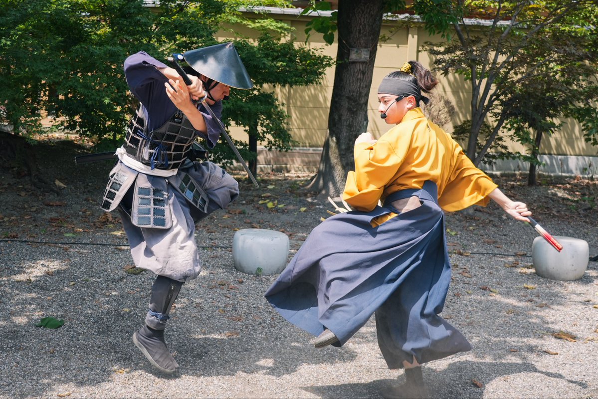 9dnJh's tweet photo. 豊臣ミュージアムの演武

#名古屋おもてなし武将隊 https://t.co/SQc6uJBAo1