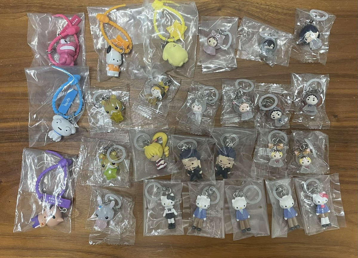 _OchgNn's tweet photo. めじるしアクセサリー ガチャガチャ交換
呪術廻戦 ブルーロックHUNTER×HUNTER
デスノート 黒子のバスケ エヴァ サンリオ
シュガーバニーズ ツムツム 

譲)画像1.2.3

求)凪 リプ欄画像 
    💝最優先その他めじるしなんでも検討

当方比率違い可
立川駅付近での手渡し優先 郵送可 https://t.co/K3JyYGuvc1