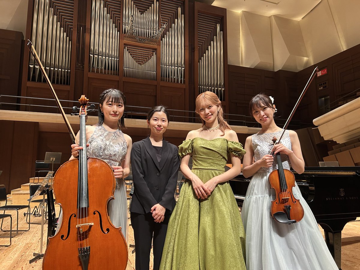 tacti_classics's tweet photo. 「旅するクラシック プレミアム・ステージ 2026」
終演いたしました🎹🎻

ご来場いただいた皆さま、本当にありがとうございました！

#小林萌花  さん #高松亜衣 さん #築地杏里  さんによる室内楽、
そして #広田華奈子 さん #タクティカートオーケストラ との共演をお楽しみいただきました。

アンコールでは、
ショパン作曲・ #河野音弥 編曲
「英雄ポロネーズ 旅クラ特別版」をお届けしました✨

#旅クラ とともに、
素敵な音楽の旅を楽しんでいただけていたら嬉しいです。

また皆さまと音楽を楽しめる日を心より願っています。

📷佐藤敬一朗