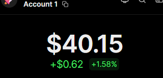AldrichKlubby's tweet photo. turned $1 into $40 on shuffle today https://t.co/EOSR664veO