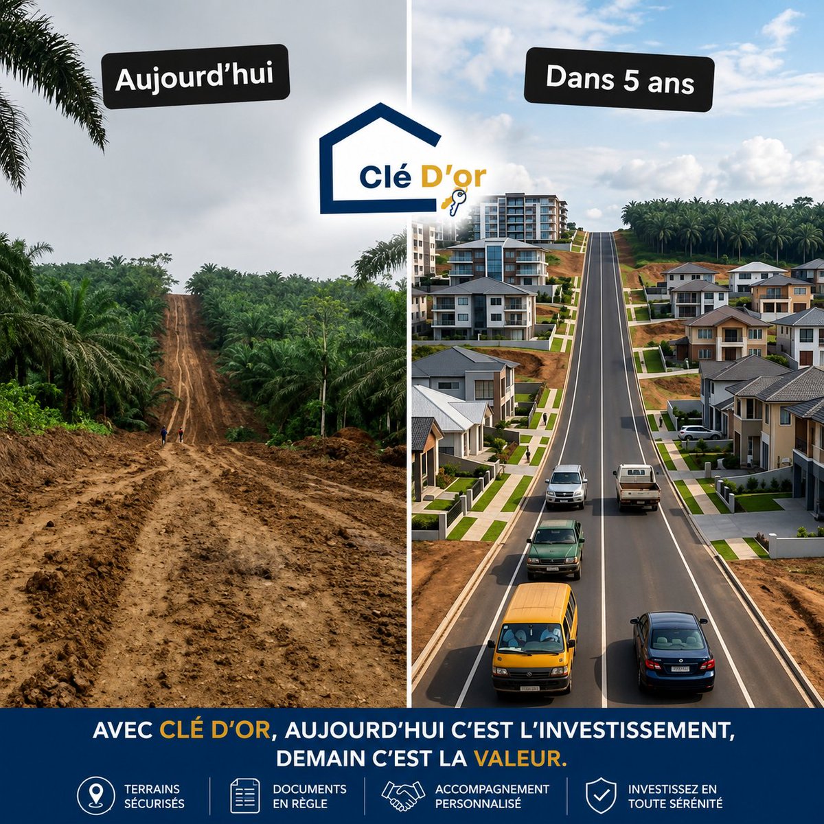 BuildTogether_I's tweet photo. 🏡 N’attendez pas que demain arrive !
Venez vite acquérir votre terrain chez BUILD TOGETHER et donnez vie à votre projet avec un plan 3D moderne et personnalisé pour votre future villa.

✨ Votre investissement d’aujourd’hui, c’est votre avenir de demain ! https://t.co/iVWt2X0dCG