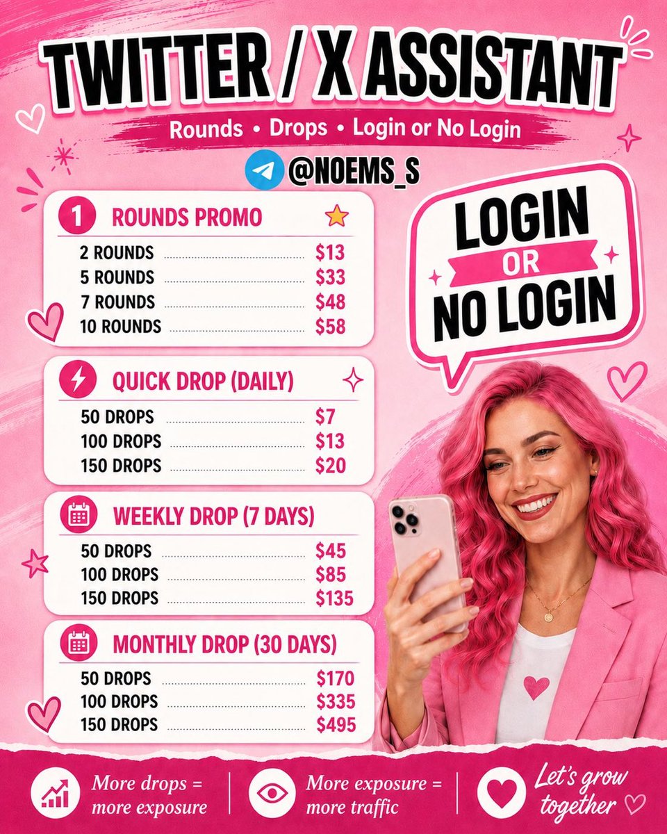 _DMforPROMO's tweet photo. 𝑻𝑨𝑲𝑰𝑵𝑮 𝑵𝑬𝑾 𝑪𝑳𝑰𝑬𝑵𝑻𝑺 🫶🏻

Limited-time promo only ~ message us now to secure your spot 

Telegram: https://t.co/s7yX0XySb6
Reviews available ��� https://t.co/F9qKSfjhcn