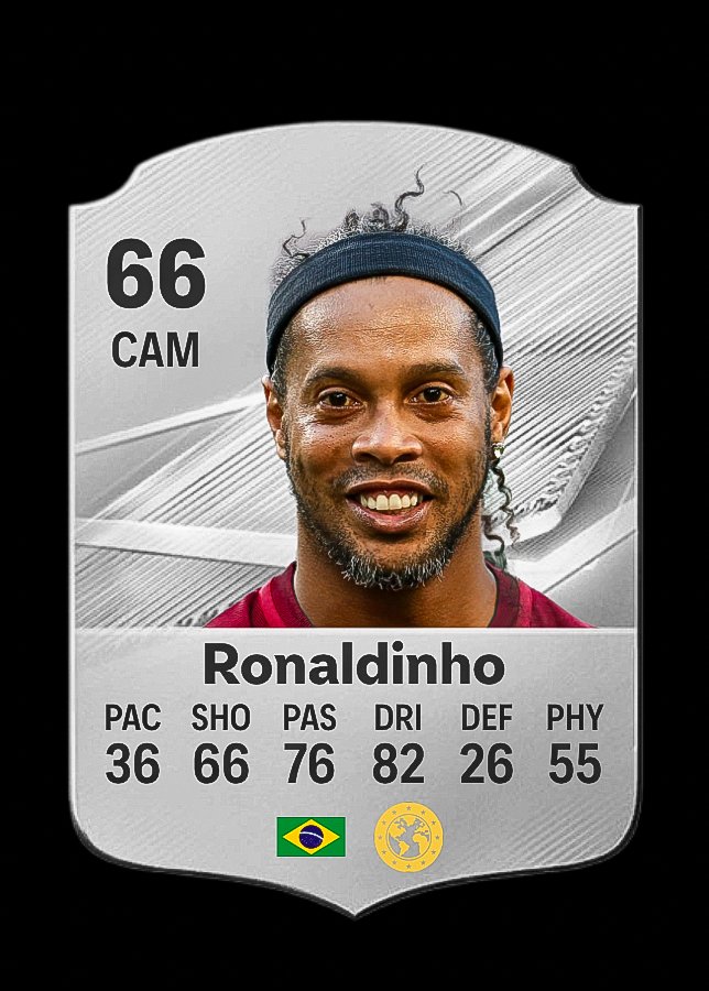 facupietro's tweet photo. Ronaldinho a sus 46 pirulos volviendo del retiro tiene mas ritmo en el fifa que Otamendi ⚰️ https://t.co/C6PUA07WEq