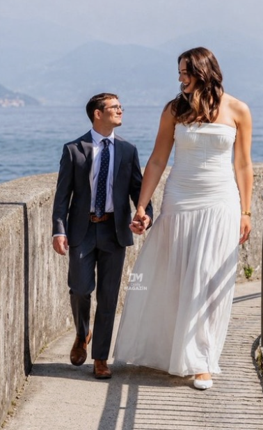 daily_magazin's tweet photo. Amerikalı güreşçi Lucas Byrd ve eski voleybolcu Ellie Holzman, düzenlenen törenle hayatlarını birleştirdi. https://t.co/Q842PntaWy