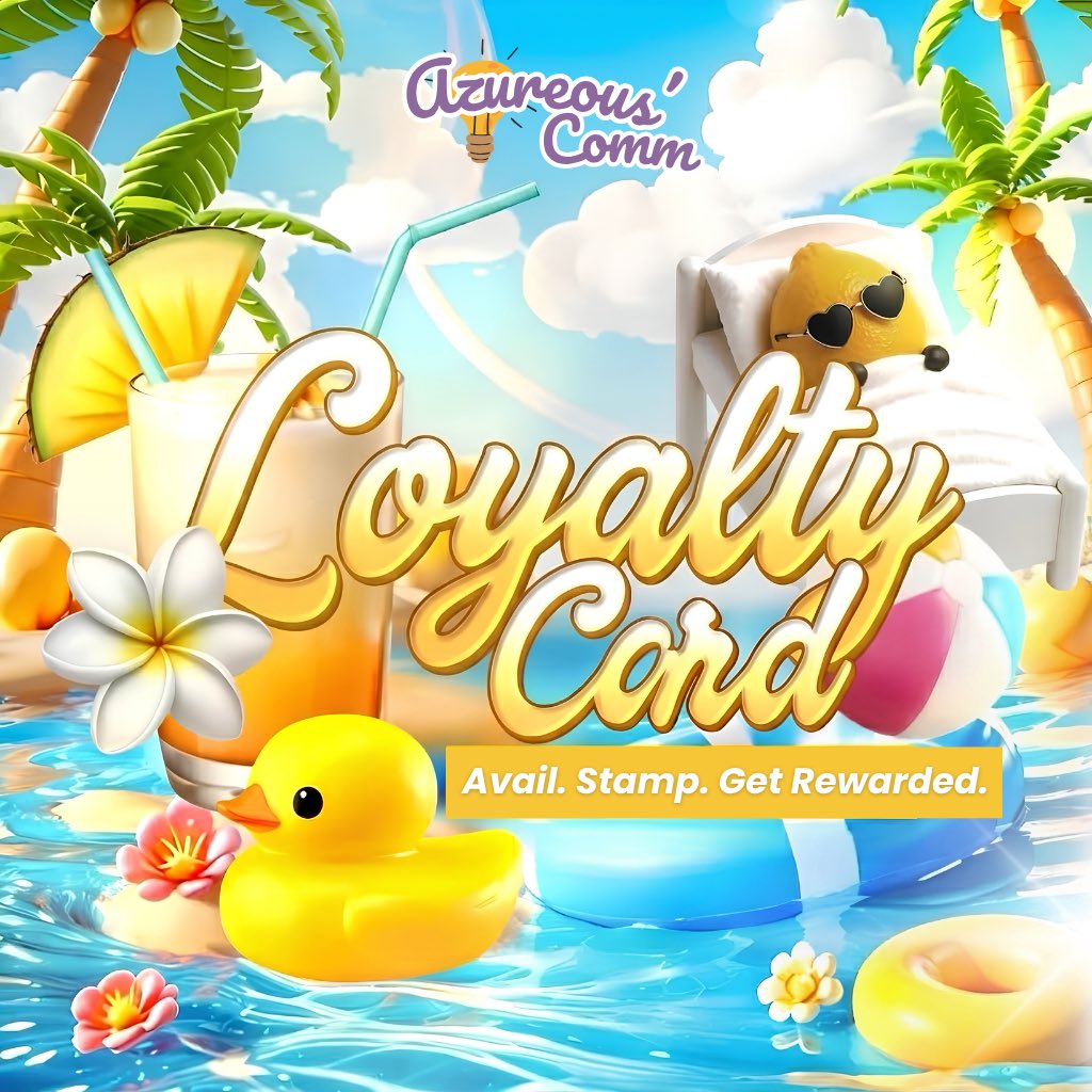 azure_comms's tweet photo. Loyalty Looks Good on You! 👀

A little thank-you for always choosing and supporting my work.  Now, for every completed service earns you 1 stamp!

✨ Collect 8 stamps → Get 30% OFF your next service!

Collect. Stamp. Get rewarded. 🎁

#acadserver #acadcomm https://t.co/h8MOsfLWyY