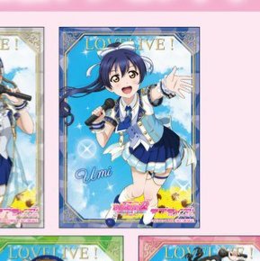 shiny_729's tweet photo. 【交換】ラブライブ μ's お台場

提供→写真1枚目(にこ 絵里 真姫 凛 穂乃果)

希望→画像2枚目海未クリアブロマイド、画像3枚目海未キッチンカーポストカード
各1枚

異種交換も含んでおり難しいとは思いますが、
初めましての方はツイフィご確認の上検索からでもご相談ください！ https://t.co/TTaRsHPxNd