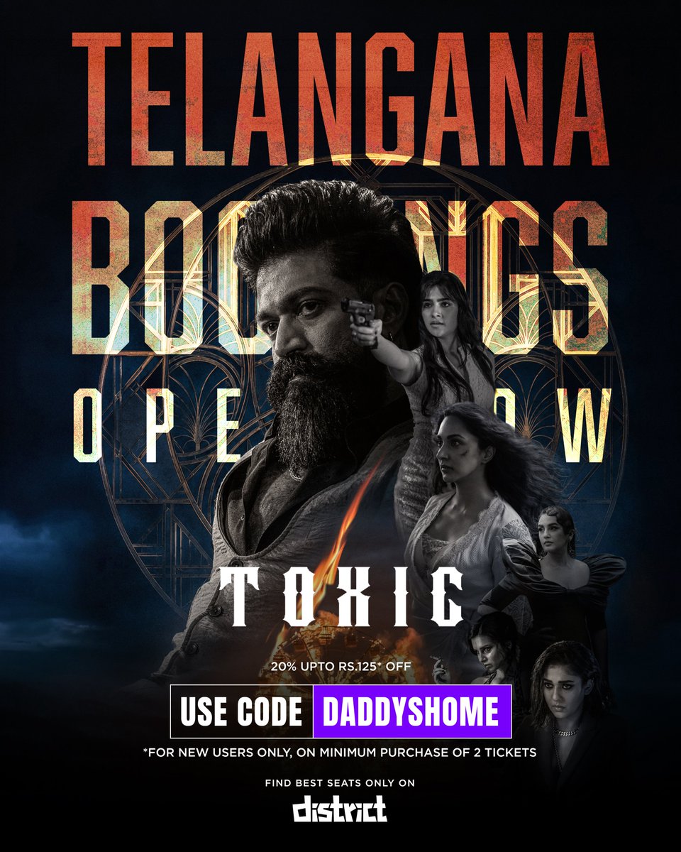 MilagroMovies's tweet photo. #Toxic Movie Giveaway 🔥

🎟️ Must Follow @MilagroMovies
🔁 Retweet this post
💬 Comment below

Coupons will be sent to the winners  book your tickets on @district_india | @District_SS 🔥 https://t.co/ZA1RuFyqAL