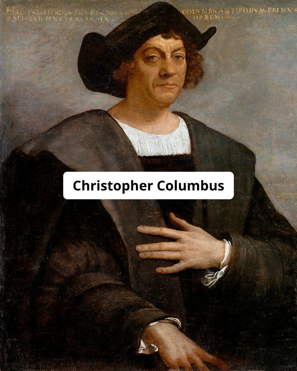ItalyinUS's tweet photo. 534 years ago, in August 1492, Christopher Columbus set sail with three ships: Niña, Pinta, and Santa María. 
After more than two months across the Atlantic Ocean, he landed in the Americas on October 12, 1492, ushering in an era of exploration of North and South America. https://t.co/kxbKRWOJj9