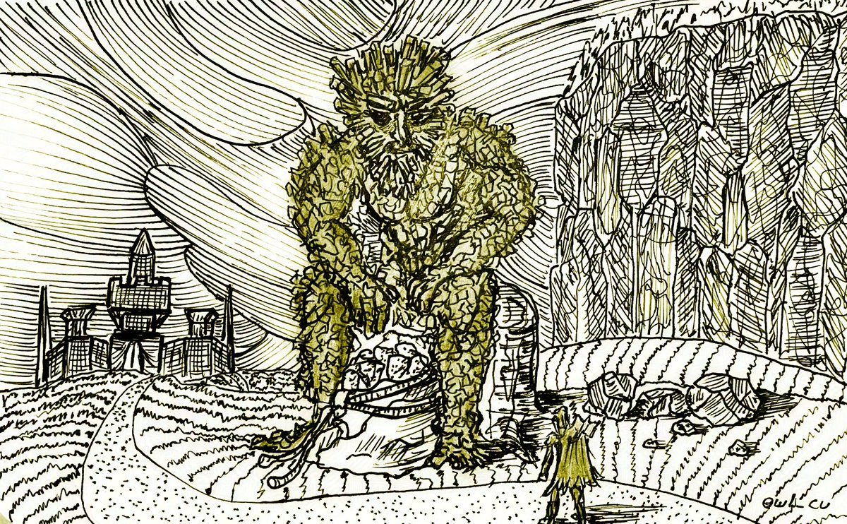 0wlcu's tweet photo. Crystal Troll Merchant.
#sketch #ink #fantasy #eldenring #tarnished https://t.co/UZOZCtjnau