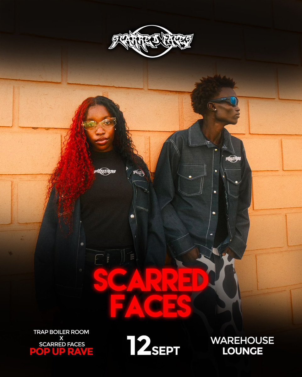 Mr_COC0's tweet photo. TRAP BOILER ROOM×SCARRED FACES is staging a culture takeover, This isn’t just a party, this edition is here to let streetwear brands shine. 

Any other streetwear designers that would love to have their brands showcased, can hit me up in the dm’s or contact me on +256 764 590 360 https://t.co/QTRu7bvPnr