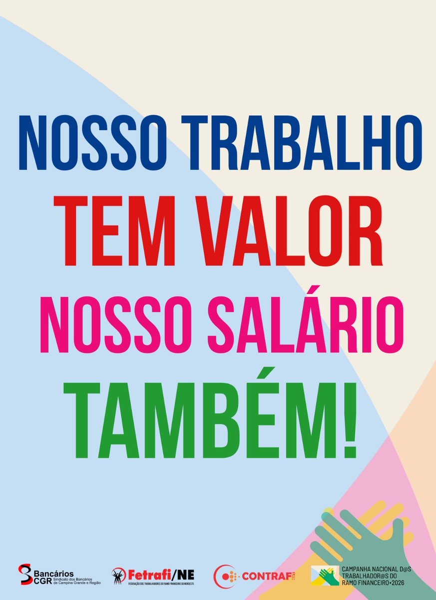 andrezzaleite9's tweet photo. BANCO LUCRA. BANCÁRIO ENTREGA.
Está na hora de valorizar quem faz acontecer.
#QueremosPropostaDecente
@Febraban, CADÊ A PROPOSTA? https://t.co/r0Pu2sEMhi