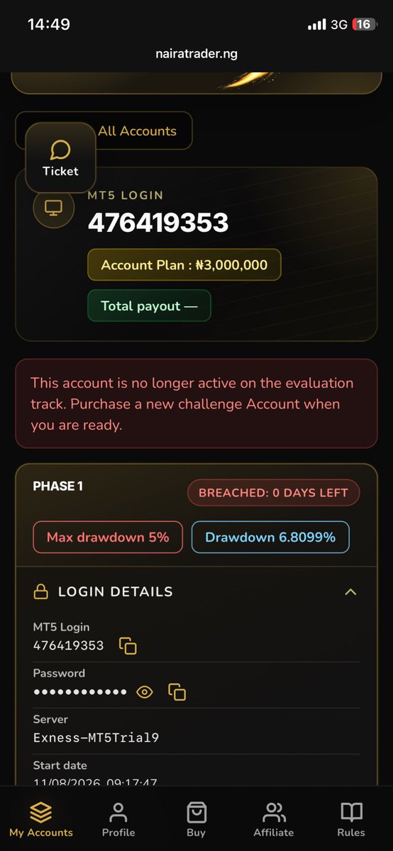Alajeejor_fx's tweet photo. @naira_trader @naira_trader explain me for this breach because I’m not hit a max of 5% DD i see the breach email what’s going on https://t.co/IBTnEsc8sQ