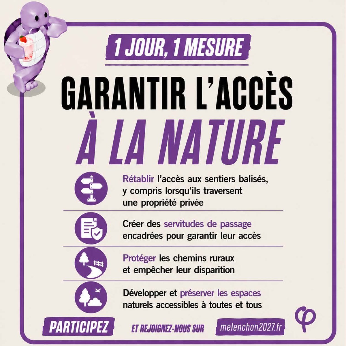 RoureLaurie's tweet photo. 🐢Un Jour Une Mesure du programme #LFI🐢

#Melenchon2027 #UnJourUneMesure #FollowBackInsoumis #AEC https://t.co/18Ge1clRP5