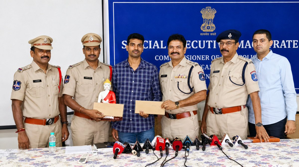 dcpmadhapur_cyb's tweet photo. Gachibowli Police, Cyberabad, acted swiftly on a kidnapping complaint and successfully rescued two children aged 4 and 3½ years within just 4 hours.
The accused was traced near Ghatkesar Railway Station through coordinated search and technical efforts and apprehended along with https://t.co/UUF8LzASjG