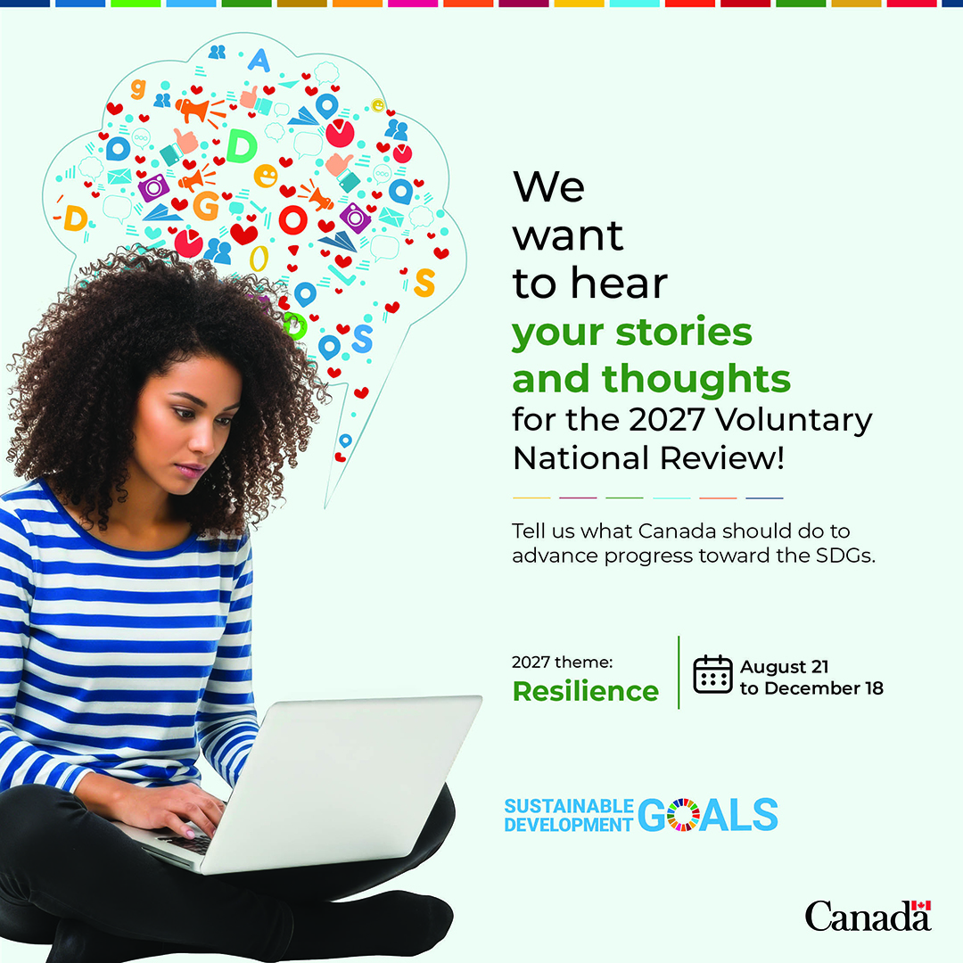 ESDC_GC's tweet photo. At the Victoria Forum, Secretary of State Stephanie McLean stressed the importance of dialogue by launching the online public consultation on Canada's progress toward the Sustainable Development Goals (SDGs).
We want to hear from you!
https://t.co/e07FoEiCjS https://t.co/NNlbjwkV6Y