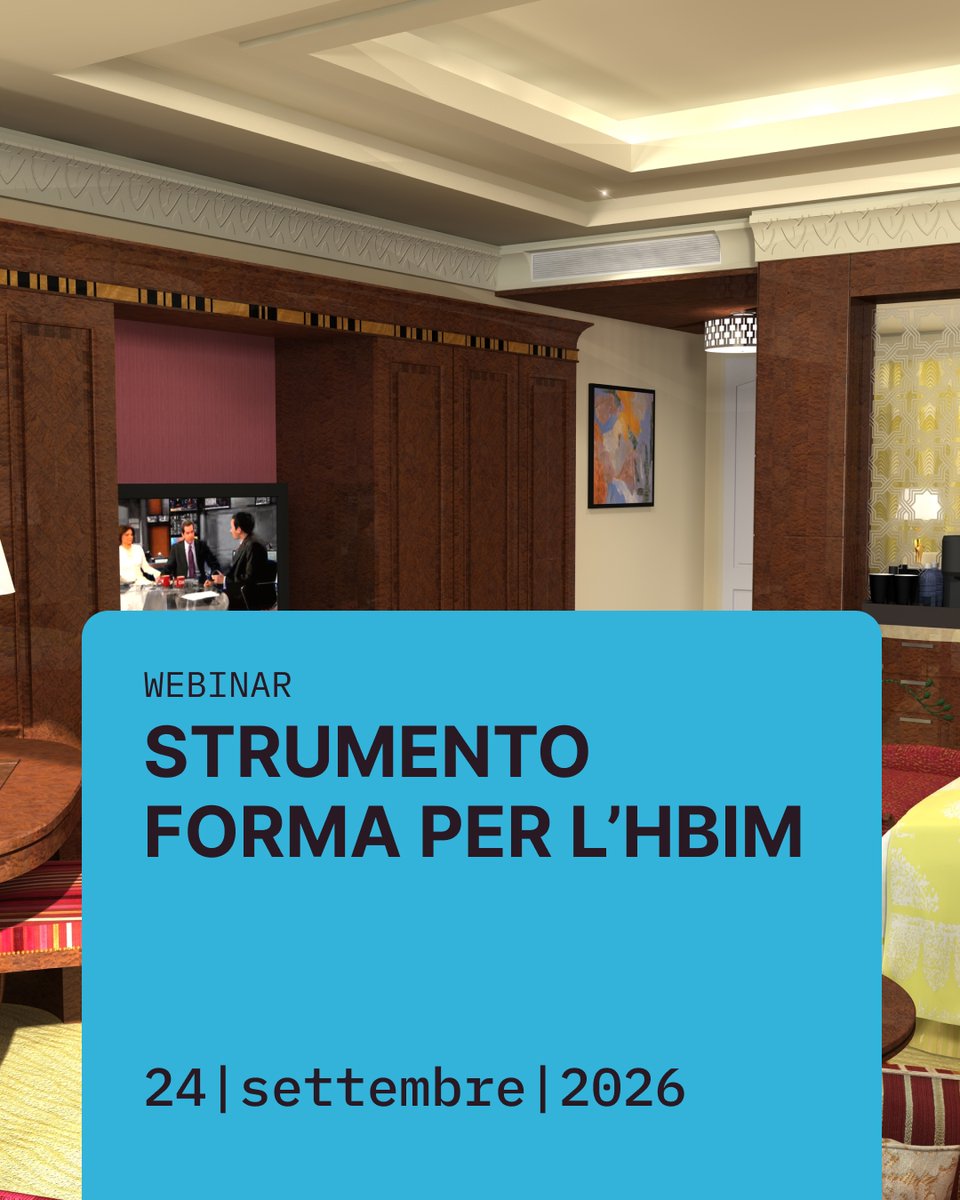 graphisoftit's tweet photo. Come restituire le geometrie dell'edilizia storica nel BIM? Nel webinar con Luca Manelli vedremo come usare lo strumento Forma per modellare elementi hBIM irregolari mantenendo il controllo su dati e documentazione.

Iscriviti: https://t.co/u6nQS5Jpyh
#BIM #Archicad #Graphisoft https://t.co/PPnv0OtgTy