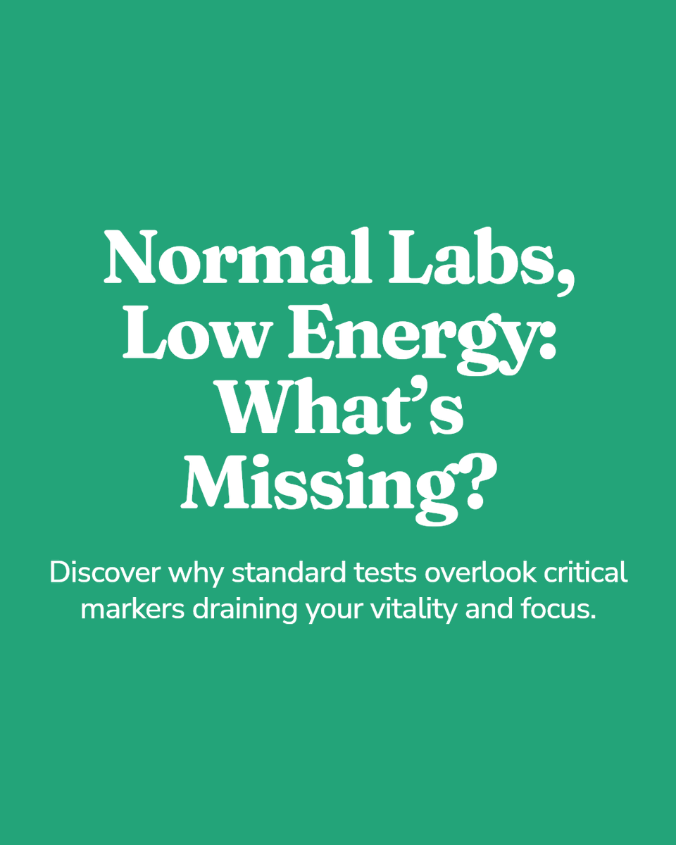 RTkumar's tweet photo. Normal labs, but you feel underpowered? The wrong markers may be the issue. What is draining your energy, focus, and drive? #FunctionalMedicine #IntegrativeOncology #TestosteroneReplacementTherapy #OzoneTherapy https://t.co/4Uwv4blskl