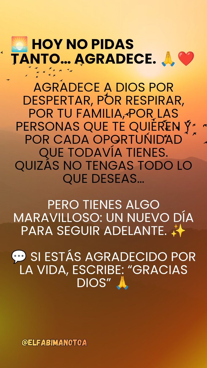 fmanotoa's tweet photo. #BuenosDias #GraciasDios #Gratitud #Fe #Bendiciones #Vida https://t.co/Y7hPXF6dpn