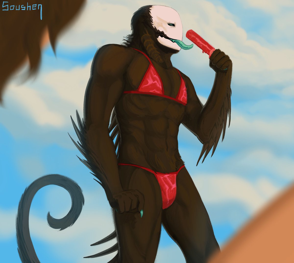 Trashdog_1011's tweet photo. Bikini Pursuer community, I'm finally here #dieofdeath #monstermagic https://t.co/jz9xW1S18A