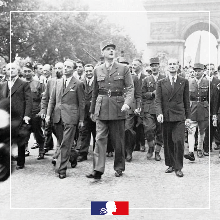 Armees_Gouv's tweet photo. [Histoire] Il y a 82 ans, la ville de Paris était libérée, après 4 ans d’occupation ! 🇫🇷

Le 25 août 1944, la 2e division blindée dirigée par le général Leclerc, les forces françaises de l’intérieur et que la 4e division d'infanterie américaine libèrent Paris. Un tournant de la seconde guerre mondiale, à revivre dans notre web-série 👉https://t.co/17aifp4dot