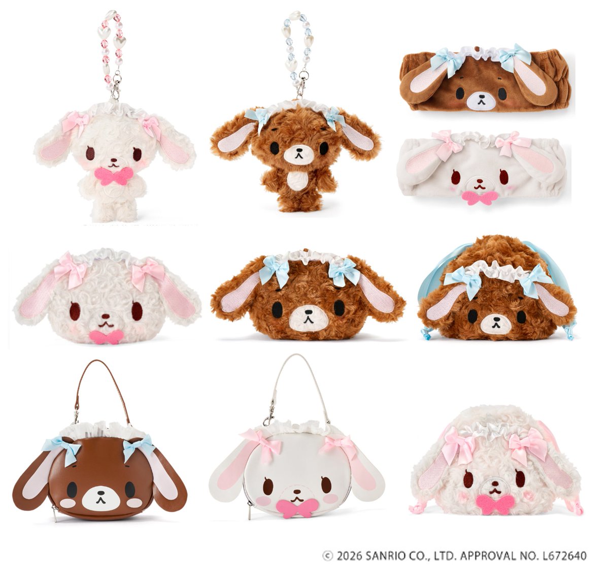 shugabani_info's tweet photo. 【新商品情報】

GRLに「#シュガーバニーズ」の新作アイテムが登場🐰🎀

ヘッドドレス姿のしろうさ・くろうさがかわいい♡
マスコットやポーチ、巾着、ヘアバンド、ミニメイクポーチがラインナップ✨

🛒https://t.co/8U4zOt9Irt https://t.co/S33qaCzwWT