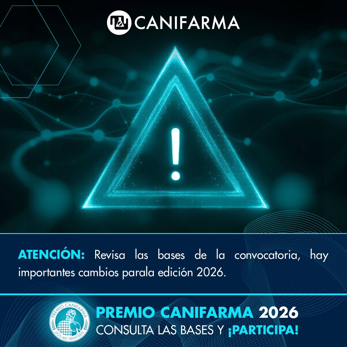 canifarma's tweet photo. ⏰ Este viernes cierra la recepción de trabajos para el Premio CANIFARMA 2026.

Si desarrollaste un proyecto de investigación o innovación que contribuye al fortalecimiento de la Industria Farmacéutica y de Dispositivos Médicos, esta es tu última oportunidad para participar.

📄 Consulta el procedimiento de registro: https://t.co/J90jRhSCwE 
📝 Registra tu trabajo aquí: https://t.co/XkD1EWO3l1 

No dejes pasar la oportunidad de formar parte de un reconocimiento que impulsa el talento, la ciencia y la innovación al servicio de la salud. 🏆🔬

#PremioCANIFARMA2026 #ÚltimosDías #Innovación #Investigación #CANIFARMA #IndustriaFarmacéutica #DispositivosMédicos #MedicinaModerna #CANIFARMAVePorTuSalud
