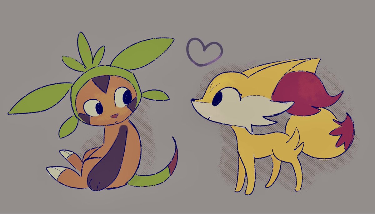 CosmicLilac03's tweet photo. Forcing myself to draw while dealing with artblock- |#starters #movieunleashers #startersmovieunleashers #braixen #fennekin #chespin https://t.co/TsRfgn4F05