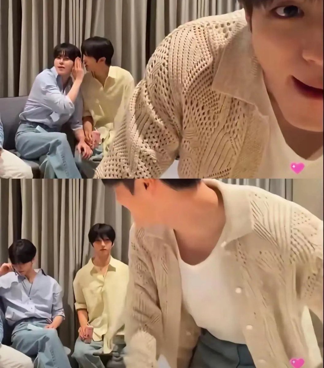 nekonajammieung's tweet photo. คำถาม ให้จีซองเลือกระหว่างเจโน่หรือแจมิน แล้วจีซองได้แต่ขำทำจั้นนึกถึงภาพนี้เลยอ่ะ5555555 https://t.co/wDRLD92XwJ