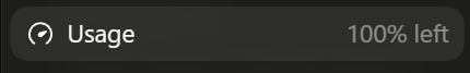 tacticocc's tweet photo. apparently Codex shipped a sneaky reset https://t.co/6DX5qP8yhq