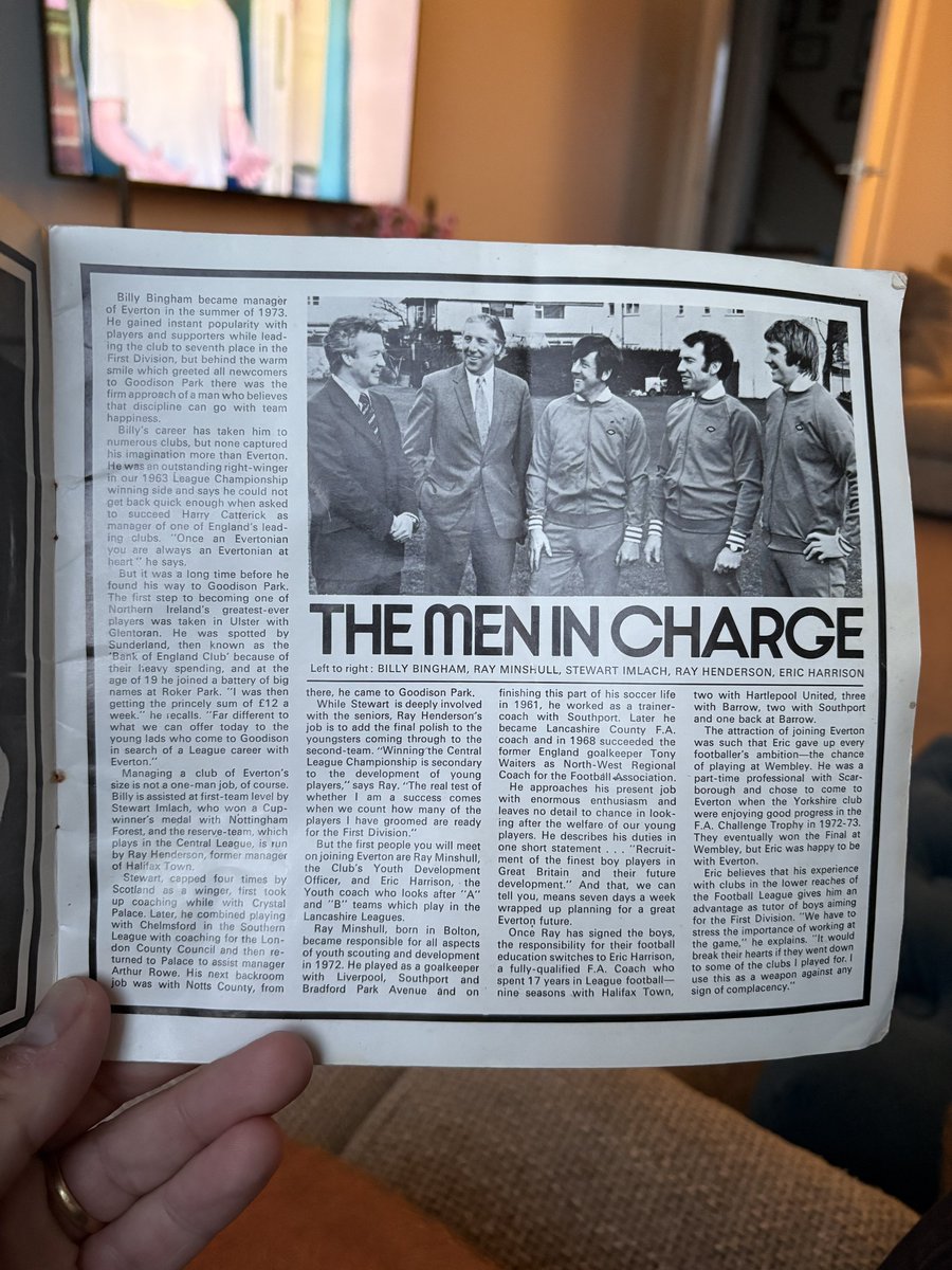 mdh_1878's tweet photo. Fella who works with my father in-law was on the books in the mid 70’s as a kid trying to break through. 

Here are a few pages from is his welcome brochure that he let me borrow to look through. 

Love stuff like this. 💙

@EvertonHeritage https://t.co/yoAIemtVLH