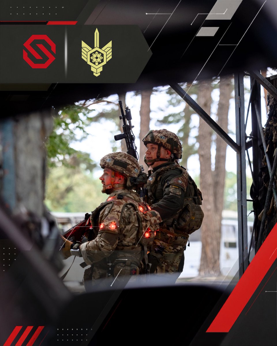 SKIFTECH_'s tweet photo. Recruits at the National Academy of the National Guard of Ukraine are training for the moments when theory must become action.

With SKIFTECH equipment, exercises become more realistic, measurable, and focused on teamwork, reaction, and decision-making under pressure.

#SKIFTECH #MilitaryTraining #DefenseTech #Ukraine