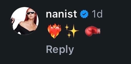 lalisamgger's tweet photo. I just noticed the boxing gloves at the back and Nanist comment under Lisa’s post 🥊 https://t.co/W9RNqLgrdo