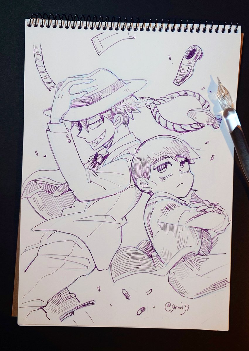 shinri33's tweet photo. 【一カラ・ドンヒラ】

いただいたインクを使わせていただきました✒️ https://t.co/1itApwcBgj