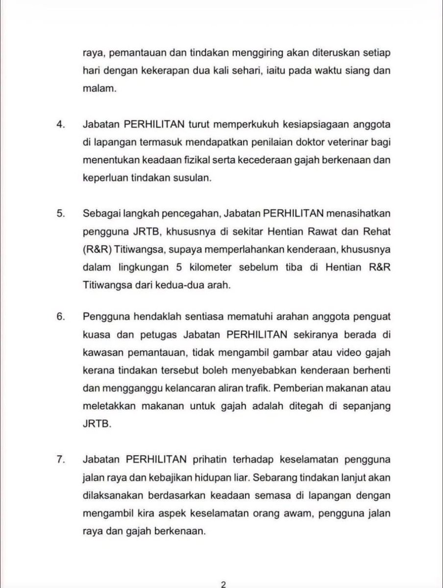 danskuss's tweet photo. ⚠️⚠️⚠️ Pemerintah Malaysia Melalui BKSDAnya ambil tindakan ⚠️⚠️⚠️

Gilaa weyy 🙌👏👏👏

Salut banget sama negara tetangga kita enih, maaf kalo sbelumnyaa ku samain sama Indonesia 😭😭😭

Mereka JAUH JAUH JAUH lebih tanggap dan lebih baik! 🙌

Gapake lama! Setelah viral, BKSDA Malaysia langsung rilis surat pernyataan resmi kalau Negara akan ambil tindakan untuk mengamankan dan mengembalikan Sulong 🥹

Walaupunnn beda negara tapii seneng bangett bacanyaa huhu 😭

When yahhh, negara kita at least mencontoh responsif mereka terhadap hal-hal kayak gini, 🫠

Pemrentah Malay udah press conference aja tetep dikritik netijen katanyaa nunggu viral dlu baru ambil tindakan, apakabarr Pemrentah kita 😭😭😭 udah viral pun masih bilang negara baik-baik saja! 🤡

Looking forward for Sulong to be back to his homeland and gather with his fams! 🐘❤️‍🩹