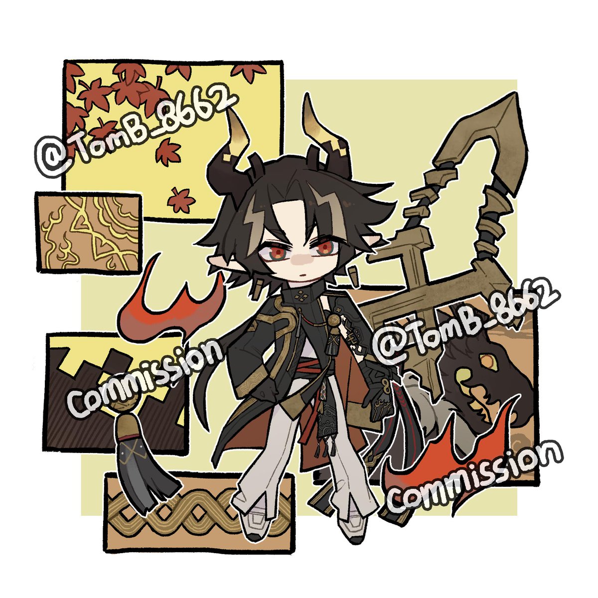 TomB_8662's tweet photo. @ArtReccsLATAM https://t.co/tYVGqjrC1c
7$ for a mini chibi and 24$ for a chibi illust now! XD https://t.co/L3OhT0hTvH