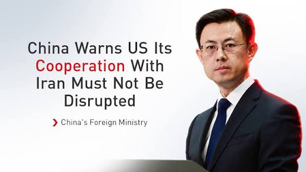 ScrollAsia's tweet photo. China has warned the US against its latest sanctions on Iran, saying it will take necessary steps to protect its trade with Tehran.

Beijing called the unilateral sanctions “illegal” and warned they could escalate tensions and disrupt the global economy. https://t.co/esd4QL7Rjl
