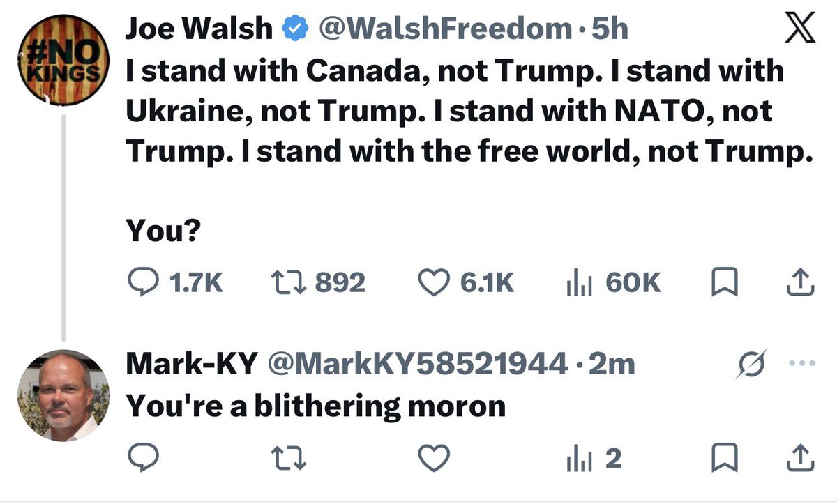 JRVanHoose's tweet photo. @MarkKY58521944 And you need to do better than copy and paste… https://t.co/VoUaaR0Soj
