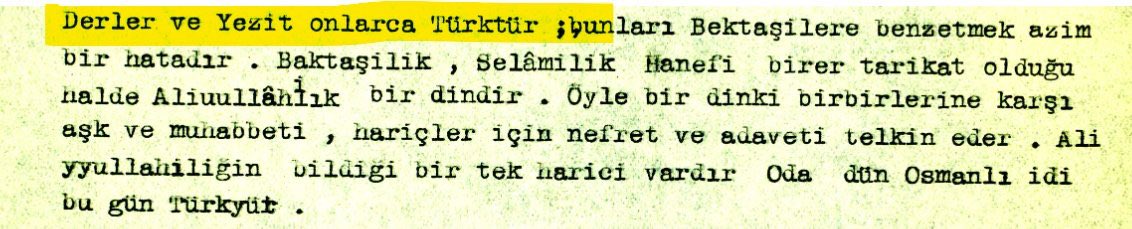 Yusufsaladin22's tweet photo. Cumhuriyet kurulduktan sonra devlet Dersim'deki Alevi Zazaların yanına gidip asimile etmeye çalışır. Şöyle bir diyalog ortaya çıkar:

-Hangi millettensin?
*Müslüman
-Türk müsün?
*Hayır, Kürdüm, Zazayım.
-
Sonra şunu kaydetmişler:
"Yezit onlarca (Zaza Aleviler) Türk'tür.

🤷🏻‍♂️😄🙂 https://t.co/V902BcIdAx
